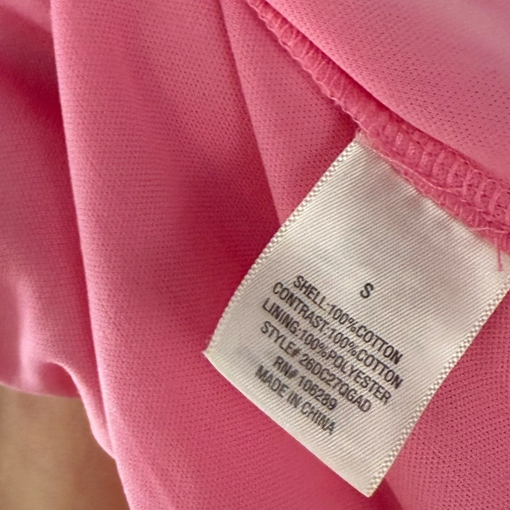 Mi Ami eyelet maxi dress pink, sz small - Picture 5 of 5